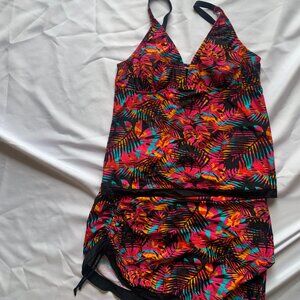 Rekita XL Swim Tankini with Swim Skirt